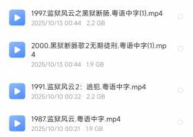 1997.监狱风云之黑狱断肠+黑狱断肠歌2无期徒刑+监狱风云2：逃犯+监狱风云
