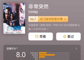 非常突然 1998 港版蓝光国粤双语简繁中字 刘青云 任达华 蒙嘉慧