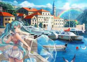 (電腦桌布)初音末來